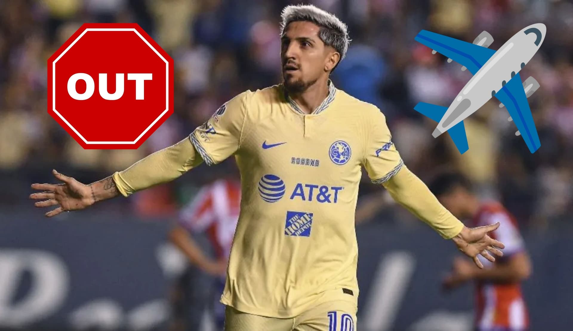 El jugador americanista vive momentos complicados en México y ya se cansaron de esperarlo.