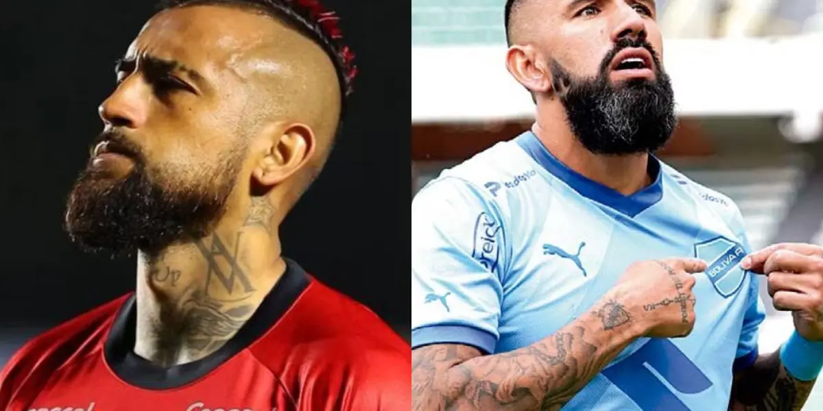 El jugador chileno se declaró admirado del delantero del Bolívar, quién marcó un doblete.