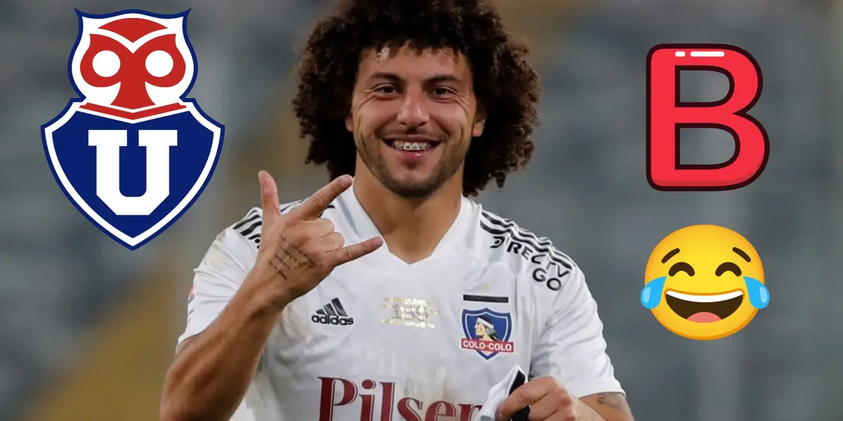 El jugador de los albos se mofó de los azules con un comentario sobre el descenso.