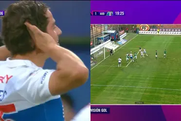 El jugador hizo el primer gol de la UC, sin embargo, lo anularon.