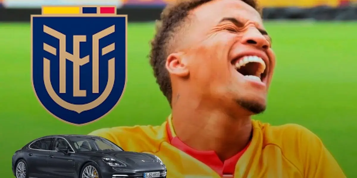 El lateral ecuatoriano publicó en Instagram una curiosa fotografía.