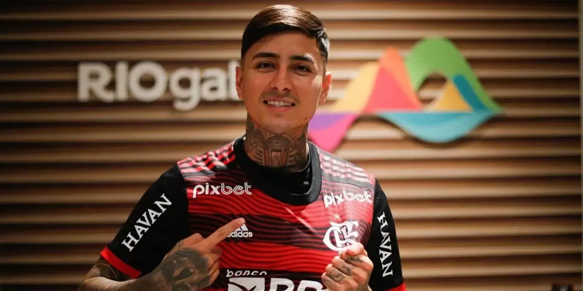 El volante chileno no ha podido jugar casi nada con el Flamengo a pesar de que llegó con esa intención