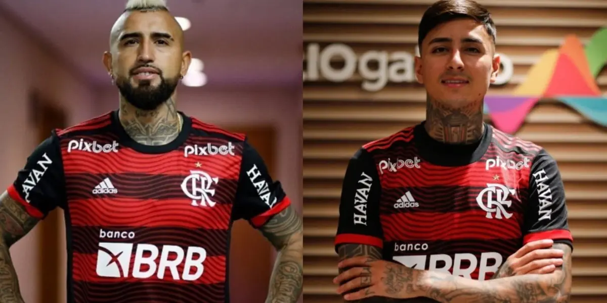 El volante chileno se encontró con su compatriota en uno de los mejores equipos de América