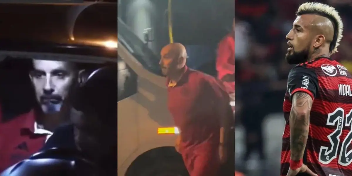 El volante de la selección chilena también salió en apoyo del delantero.