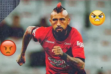 El volante nacional quedó fuera en los Octavos de Final en Copa Libertadores de América.