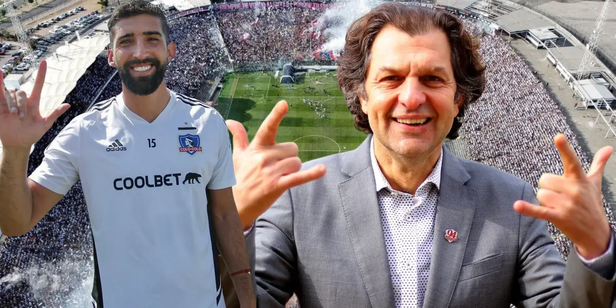 Emiliano Amor y Aníbal Mosa (Foto tomada de: Colo-Colo/Sabes)