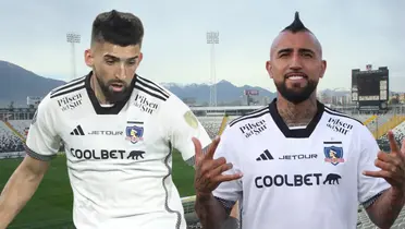 Emiliano Amor y Arturo Vidal (Foto tomada de: Wikipedia/Sentimiento/Colo Colo)