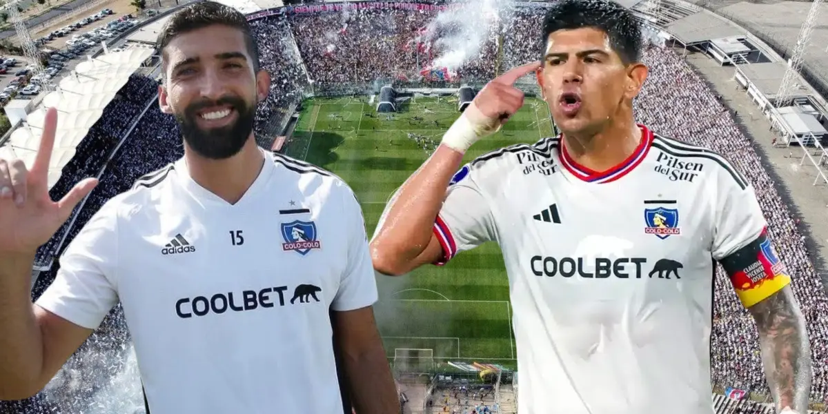 Emiliano Amor y Esteban Pavez (Foto tomada de: Colo Colo/SR)