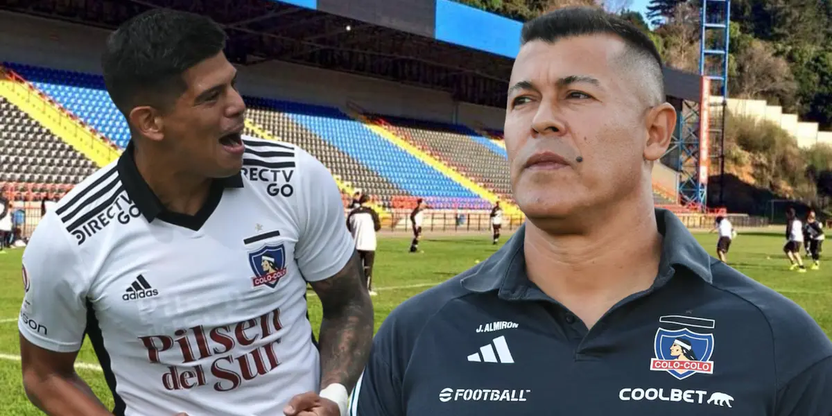 Esteban Pavez y Jorge Almirón (Foto tomada de: Huachipato/Colo-Colo)