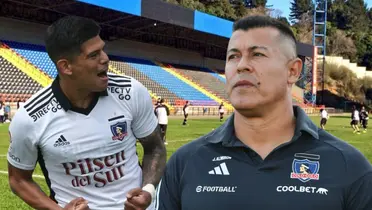 Esteban Pavez y Jorge Almirón (Foto tomada de: Huachipato/Colo-Colo)