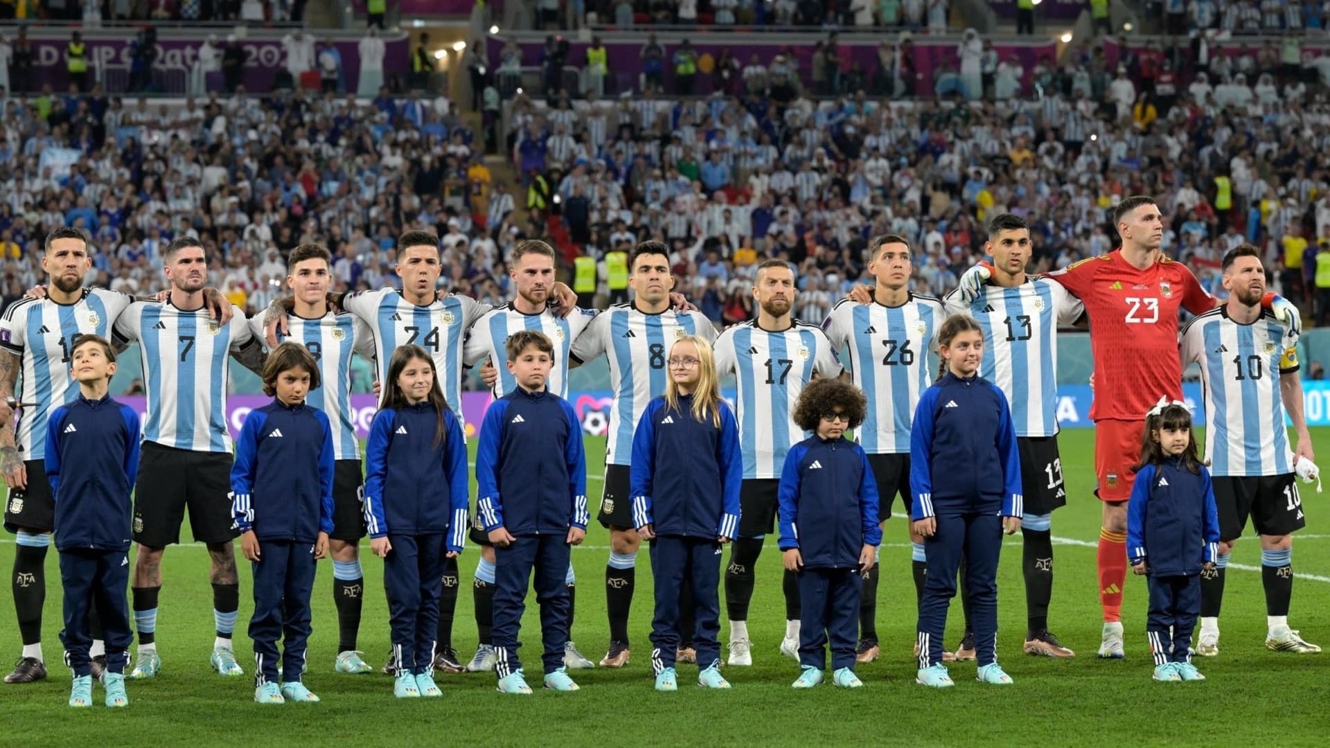 Estos son los partidos que se disputan en los cuartos de final de la copa, donde destaca la participación de Argentina y Brasil.