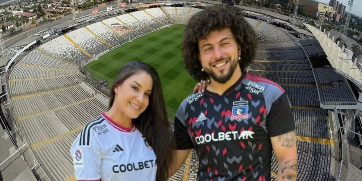 Florencia Pouso y Maximiliano Falcón (Foto tomada de: Colo Colo/Maximiliano Falcón)
