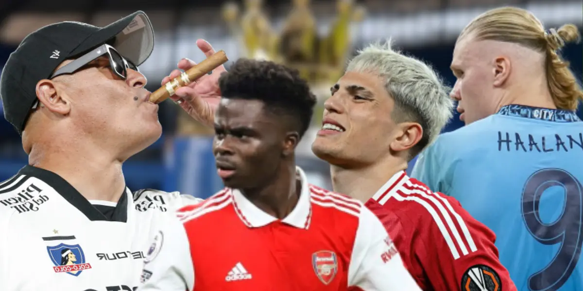 Foto: redes de Premier League, Colo Colo, Saka, Garnacho y Haaland.