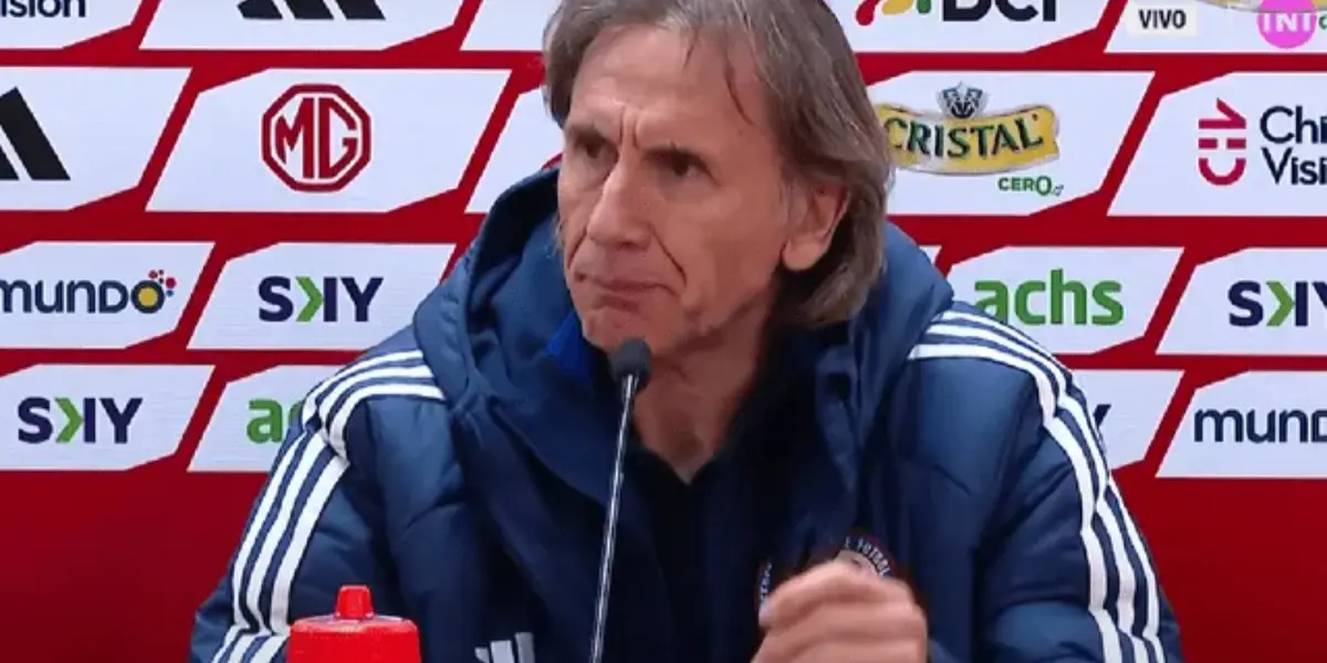 Gareca se salió de sus casillas en la última rueda de prensa de la Selección Chilena. Foto: ANFP