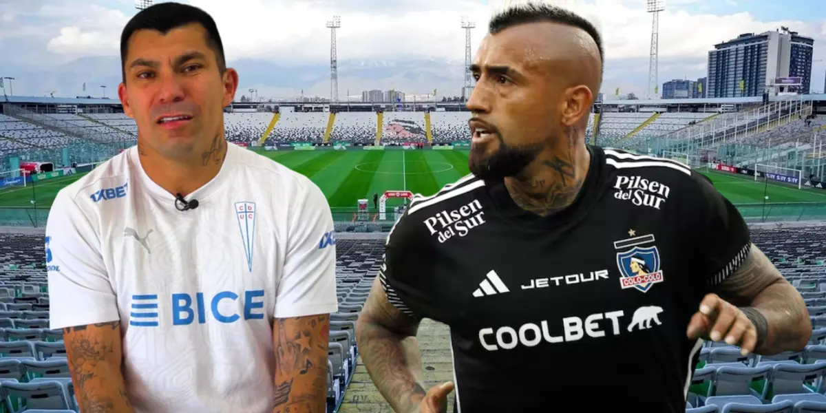Gary Medel y Arturo Vidal (Foto tomada de: Diario AS/Universidad Católica/Colo-Colo)