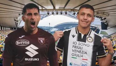 Guillermo Maripán y Alexis Sánchez (Foto tomada de: Wikipedia/Udinese/Torino)