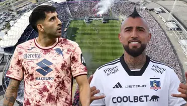 Guillermo Maripán y Arturo Vidal (Foto tomada de: Colo-Colo/Transfermarkt)