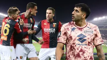 Guillermo Maripán y jugadores del Génova (Foto tomada de: Wikipedia/Torino/Fichajes)