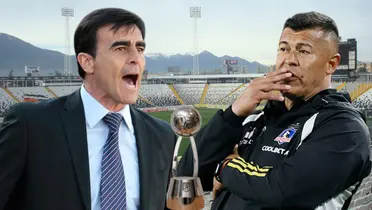 Gustavo Quinteros y Jorge Almirón (Foto tomada de: Wikipedia/Colo Colo/Gustavo Quinteros)