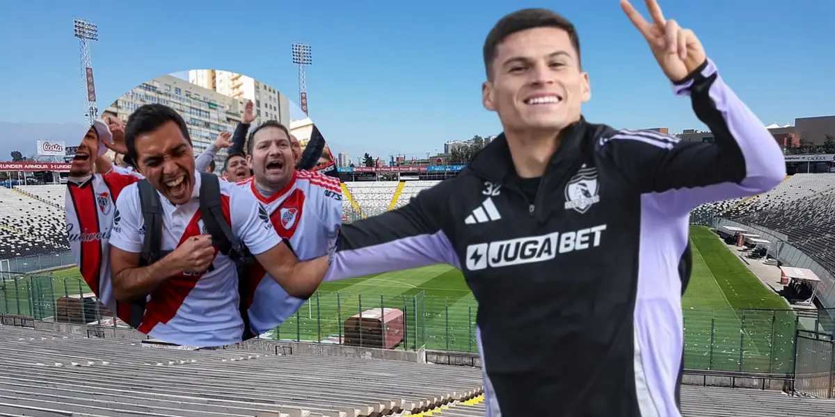 Hinchas de River Plate y Lucas Cepeda (Foto tomada de: Tripadvisor/Colo Colo/90Min)