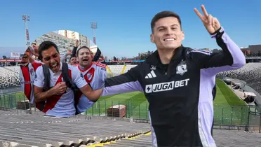 Hinchas de River Plate y Lucas Cepeda (Foto tomada de: Tripadvisor/Colo Colo/90Min)