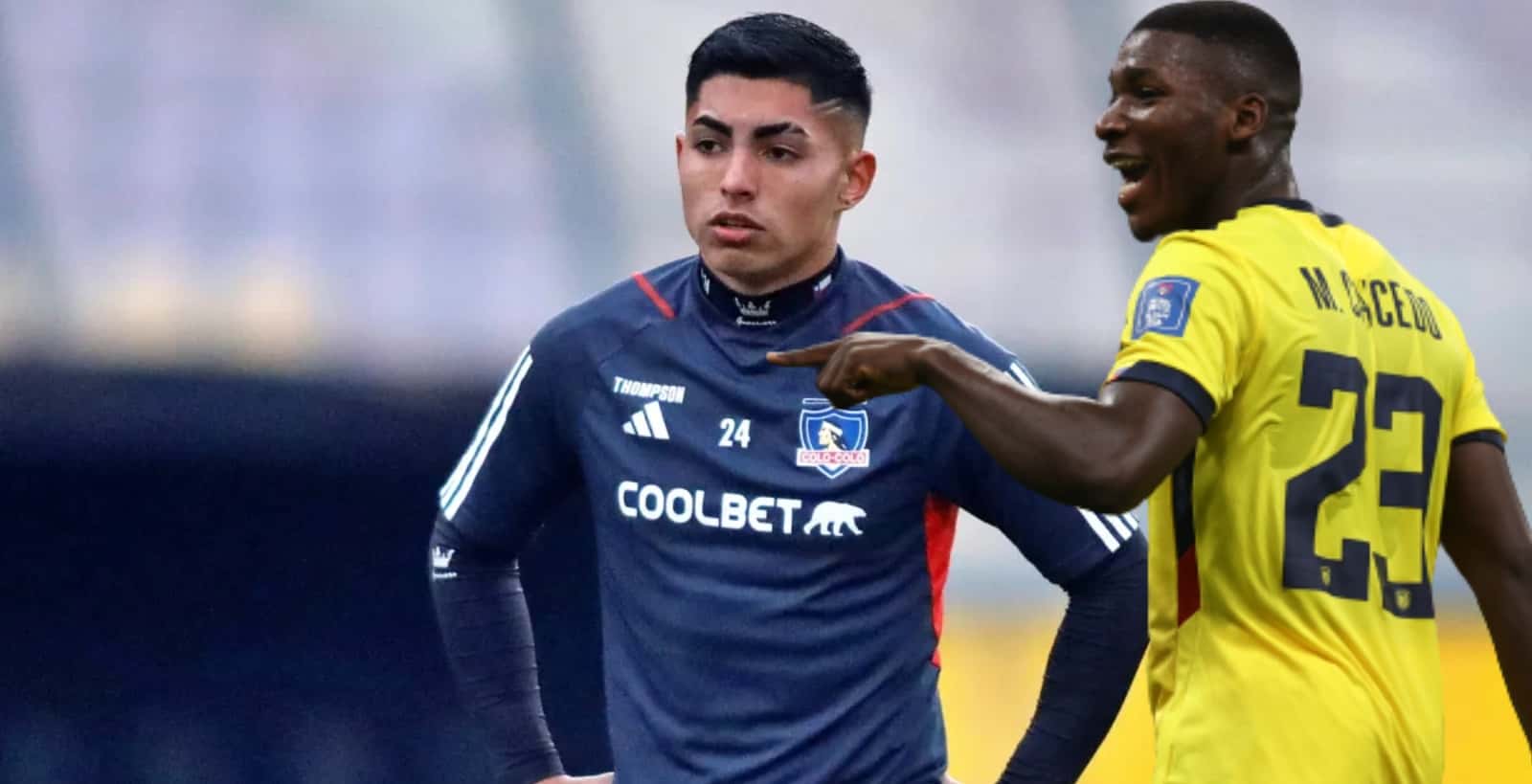 Jordhy Thompson y Moisés Caicedo
