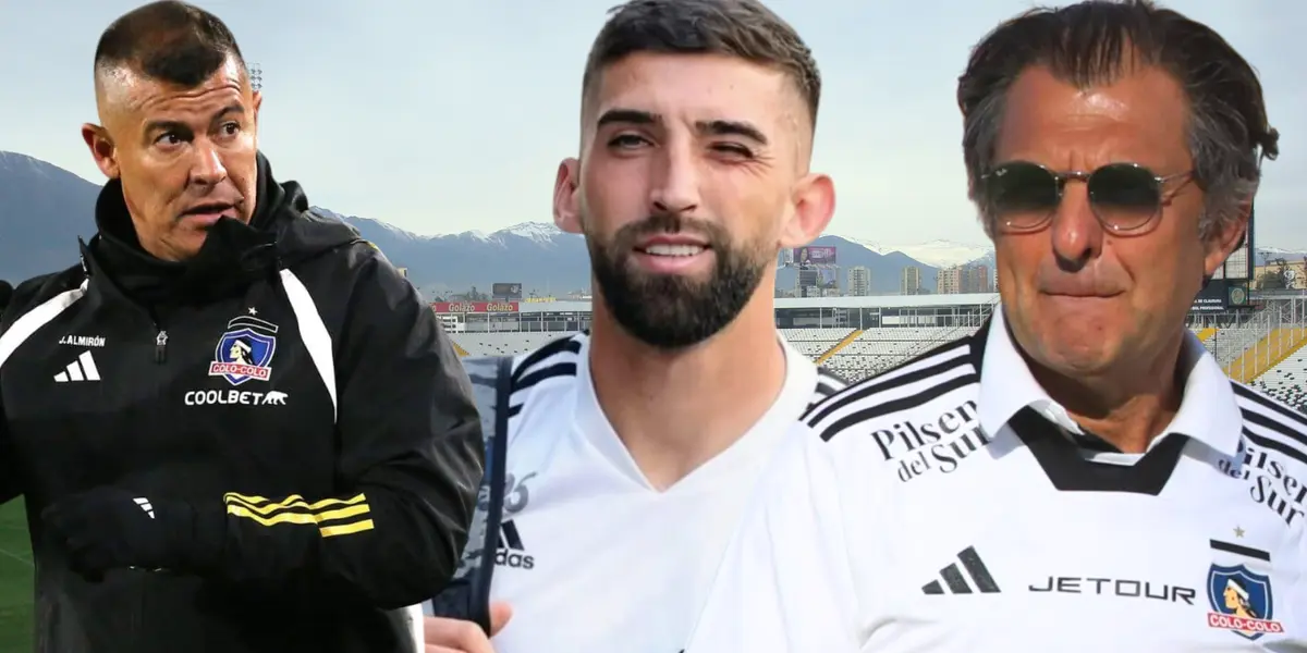 Jorge Almirón, Emiliano Amor y Aníbal Mosa (Foto tomada de: Colo Colo/Sentimiento)