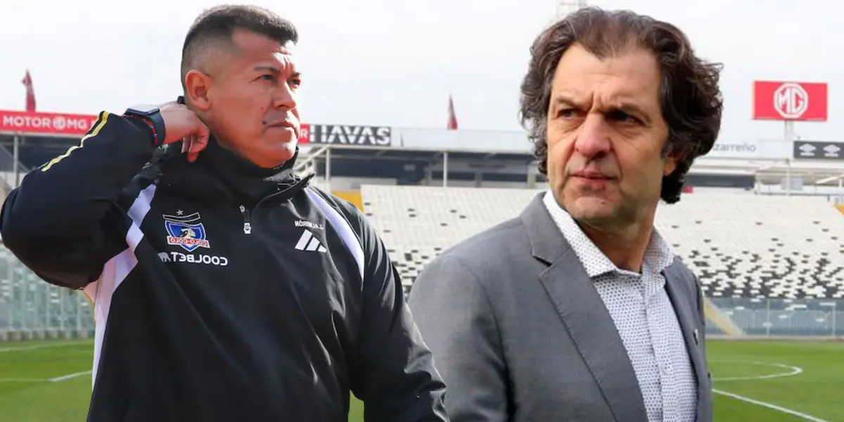 Jorge Almirón y Aníbal Mosa (Foto tomada de: Contraste/Colo-Colo)
