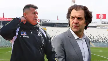 Jorge Almirón y Aníbal Mosa (Foto tomada de: Contraste/Colo-Colo)