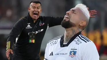 Jorge Almirón y Arturo Vidal (Foto tomada de: Sentimiento/Periscopio)