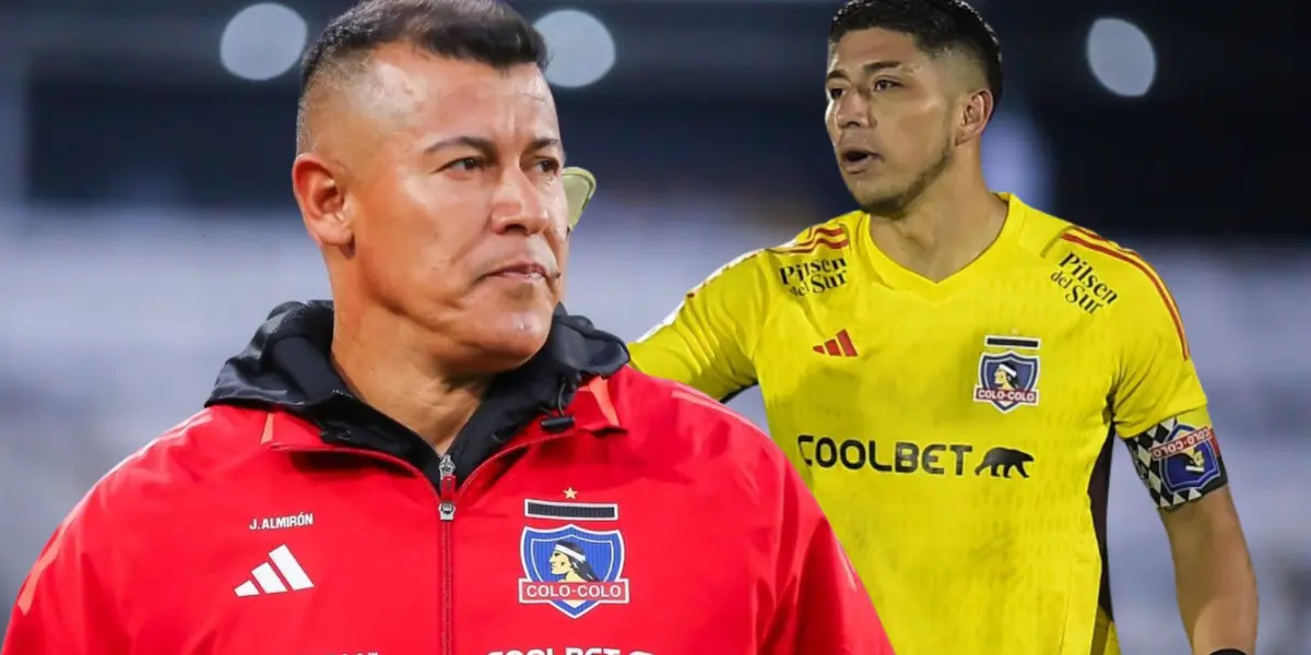 Jorge Almirón y Brayan Cortés (Foto tomada de: Transfermarkt/Chile)