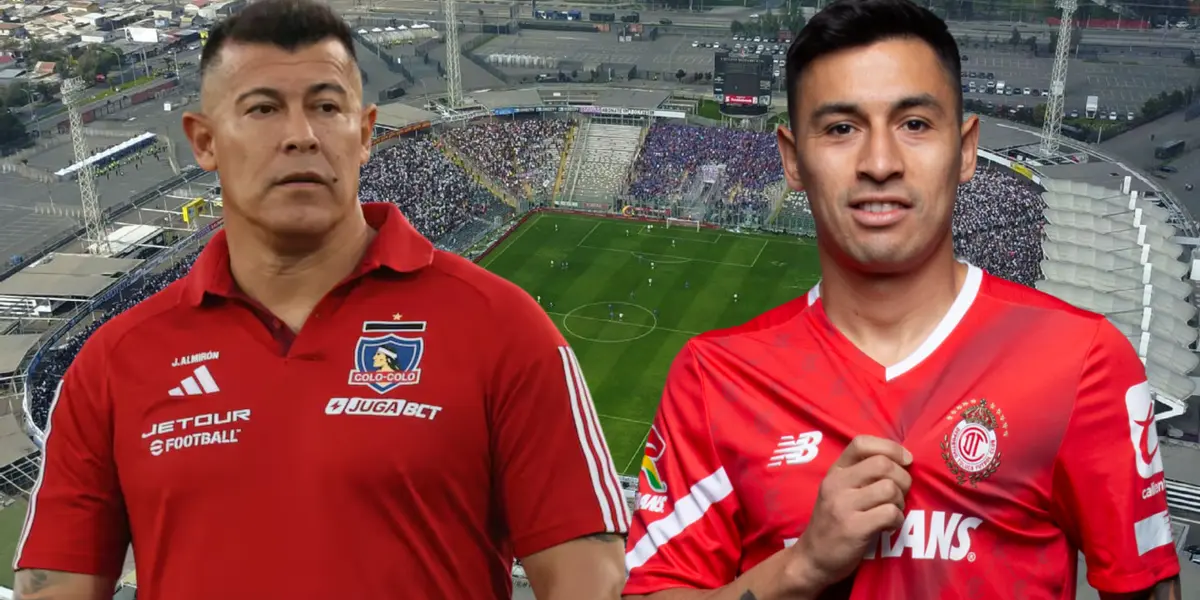Jorge Almirón y Claudio Baeza (Foto tomada de: Colo Colo/Toluca)
