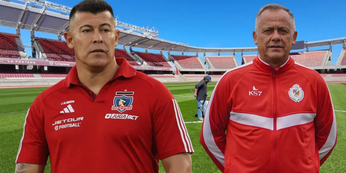 Jorge Almirón y Erwin Durán (Foto tomada de: La Serena/Top)