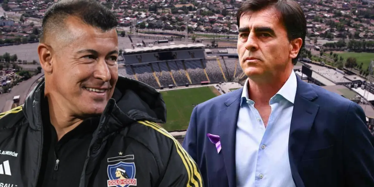 Jorge Almirón y Gustavo Quinteros (Foto tomada de: CNN/Colo Colo/Gremio)