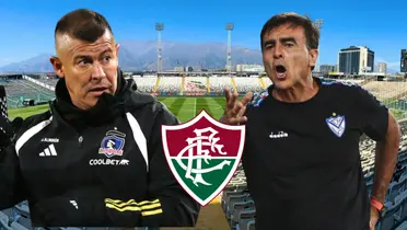 Jorge Almirón y Gustavo Quinteros (Foto tomada de: Colo Colo/La Tercera/Wikipedia/Central)