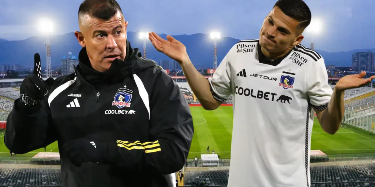 Jorge Almirón y Lucas Cepeda (Foto tomada de: Chile/Colo Colo)