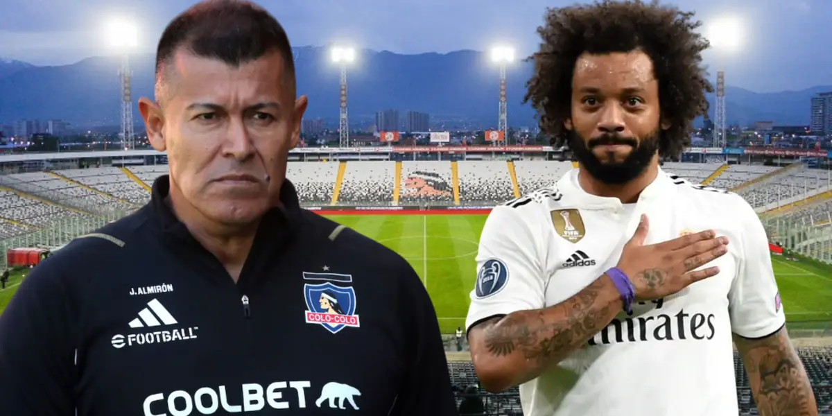 Jorge Almirón y Marcelo (Foto tomada de: Colo Colo/La Tercera/Goal)