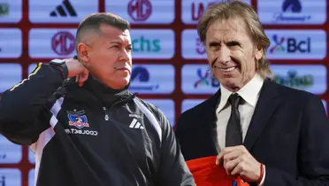 Jorge Almirón y Ricardo Gareca (Foto tomada de: La Roja/Colo-Colo)
