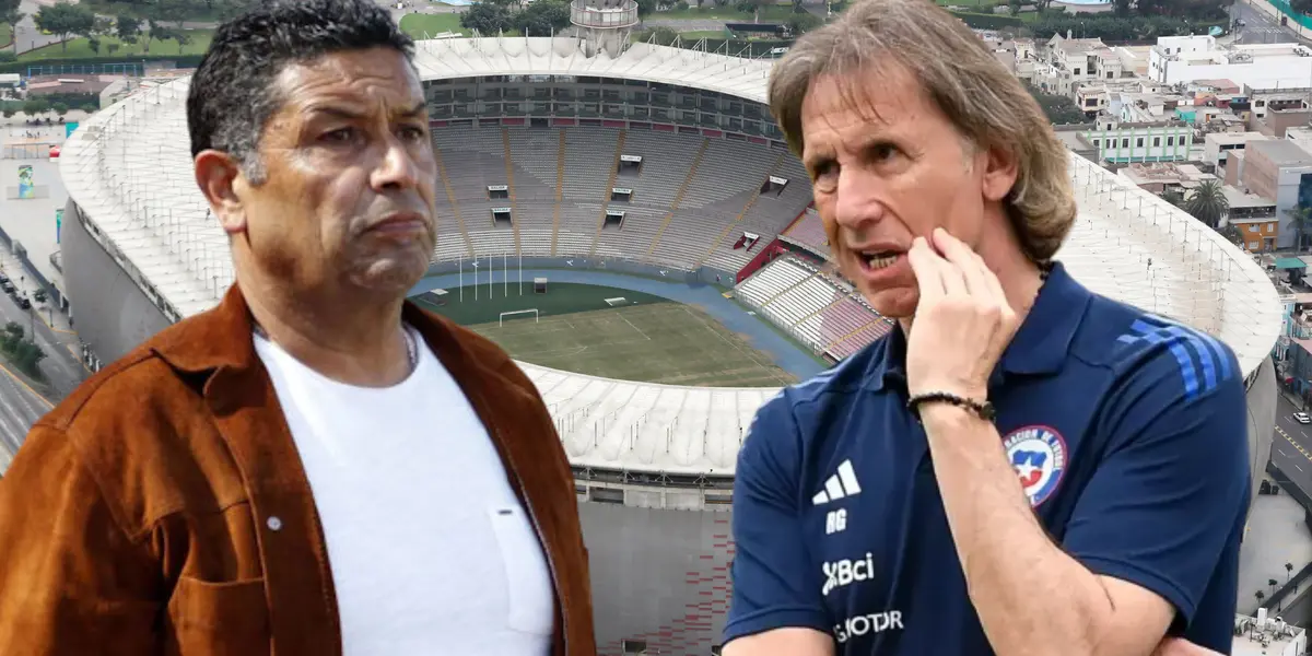 Jorge Aravena y Ricardo Gareca (Foto tomada de: Wikipedia/Chile/Al Aire)