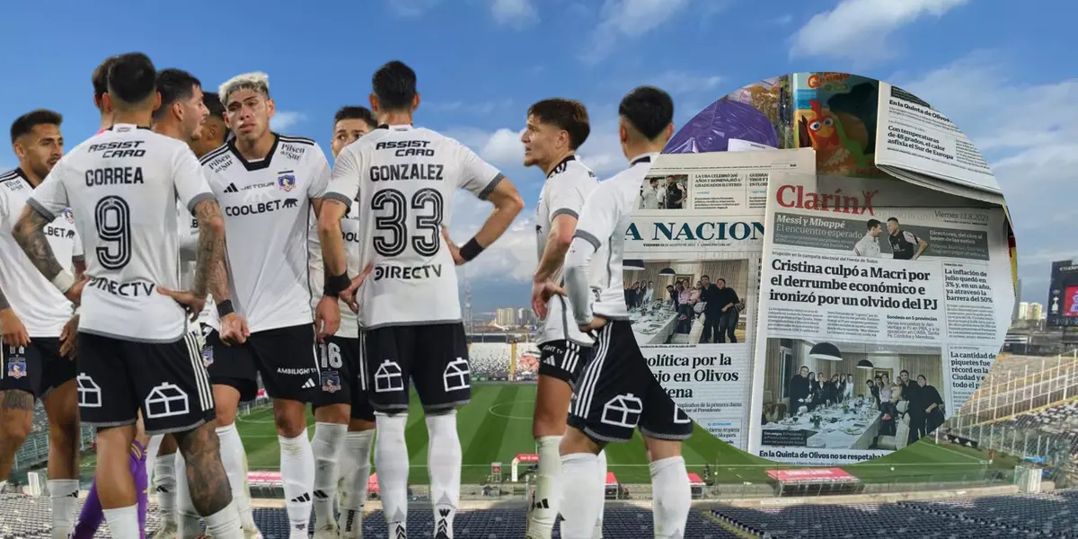 Jugadores Colo Colo (Foto tomada de: La Tercera/Colo Colo/Sur)