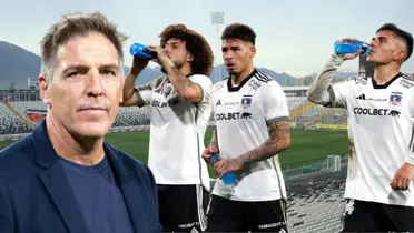 Jugadores Colo Colo y Eduardo Berizzo (Foto tomada de: Wikipedia/Infinita/Colo Colo)