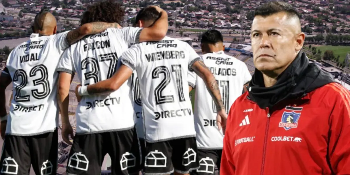 Jugadores Colo Colo y Jorge Almirón (Foto tomada de: CNN/Top Mercato/Central)