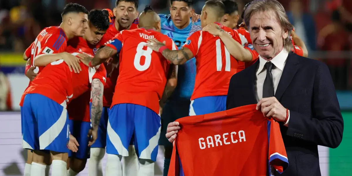 Jugadores de La Roja y Ricardo Gareca (Foto tomada de: La Roja)