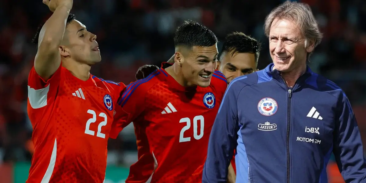 Jugadores de La Roja y Ricardo Gareca (Foto tomada de: La Roja)