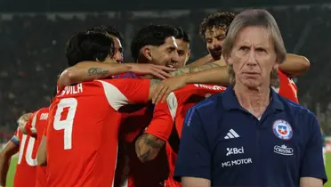 Jugadores de La Roja y Ricardo Gareca (Foto tomada de: La Roja/La Cuarta)