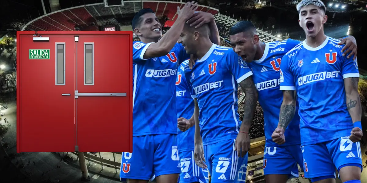 Jugadores de la U de Chile (Foto tomada de: Los40/U de Chile/MN)