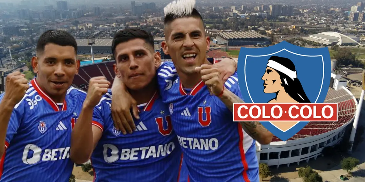 Jugadores de la U de Chile (Foto tomada de: Ministerio/U de Chile/Wikipedia)