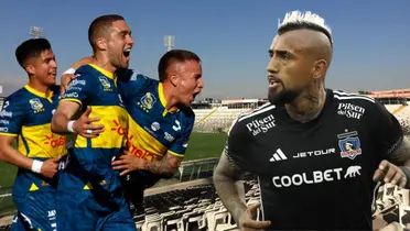 Jugadores Everton y Arturo Vidal (Foto tomada de: Goal/Pauta/Everton)