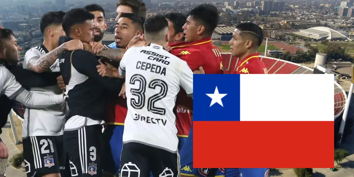 Jugadores peleando (Foto tomada de: Ministerio/En Cancha/Wikipedia)