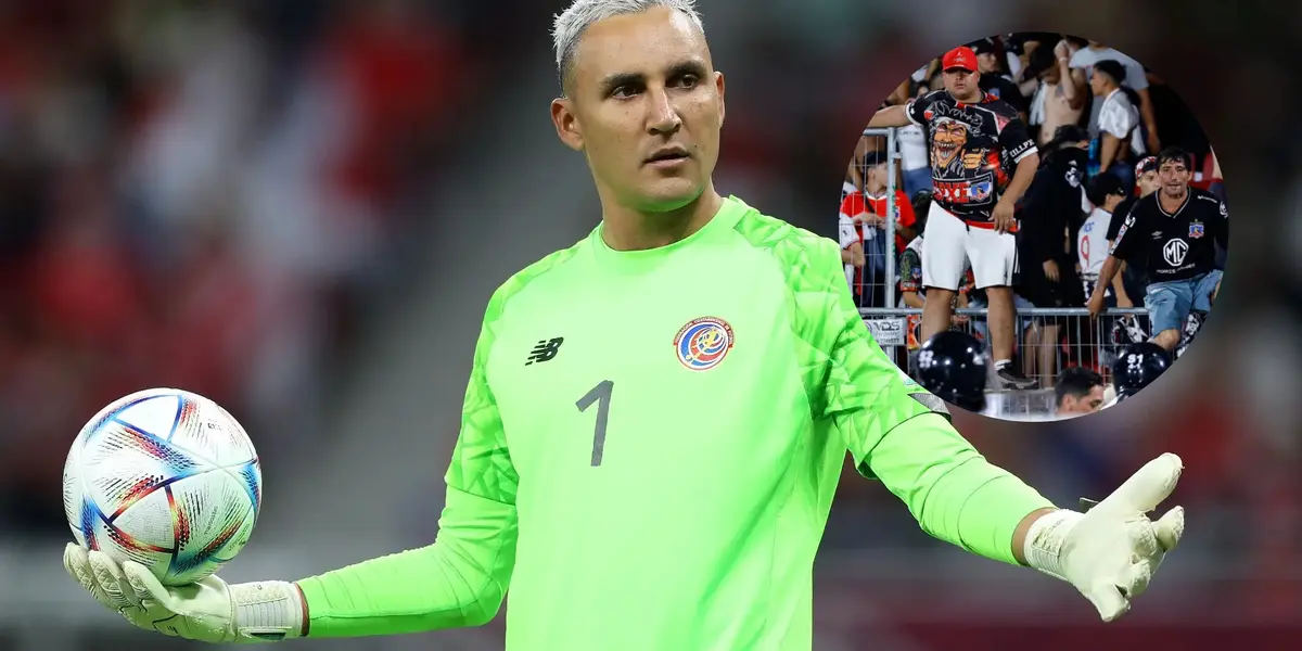 Keylor Navas y Brayan Cortés (Foto tomada de: Goal/Sentimiento)